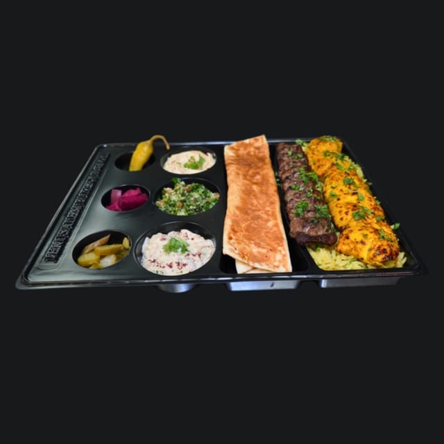 Mixed Grill Kabob Platter.