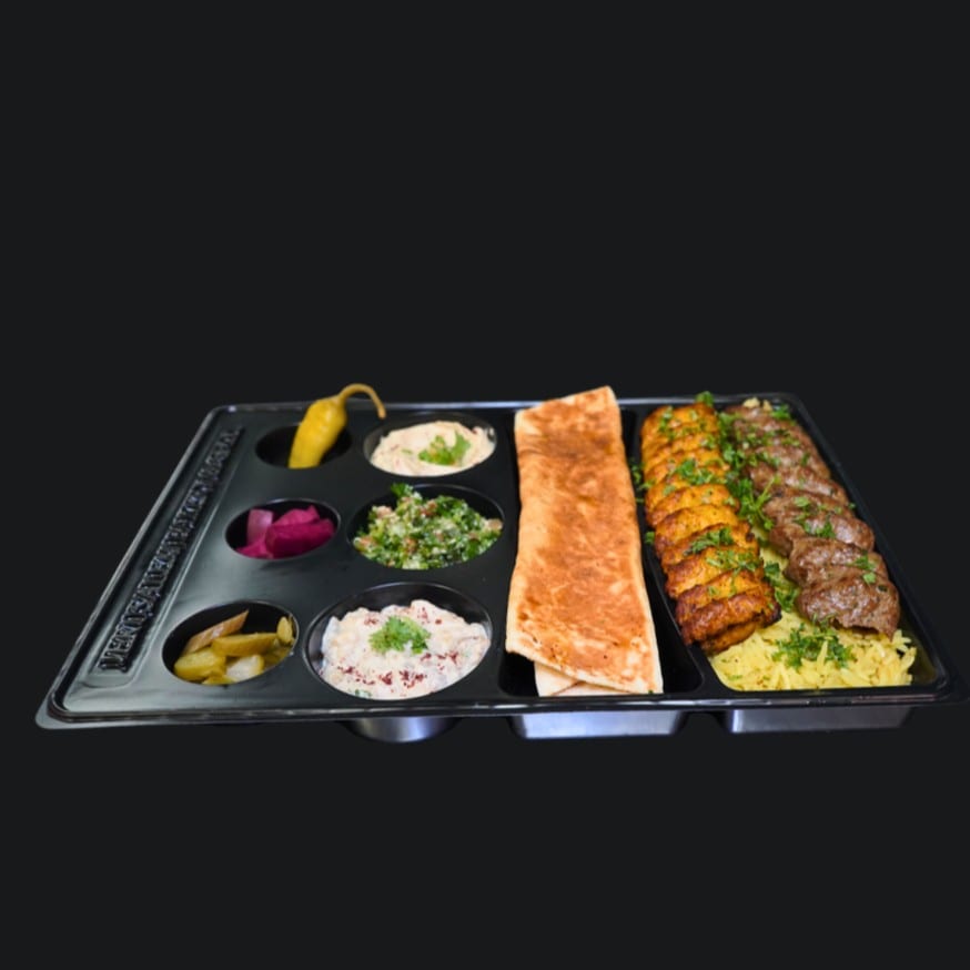 Spicy Mix Kabob Platter.
